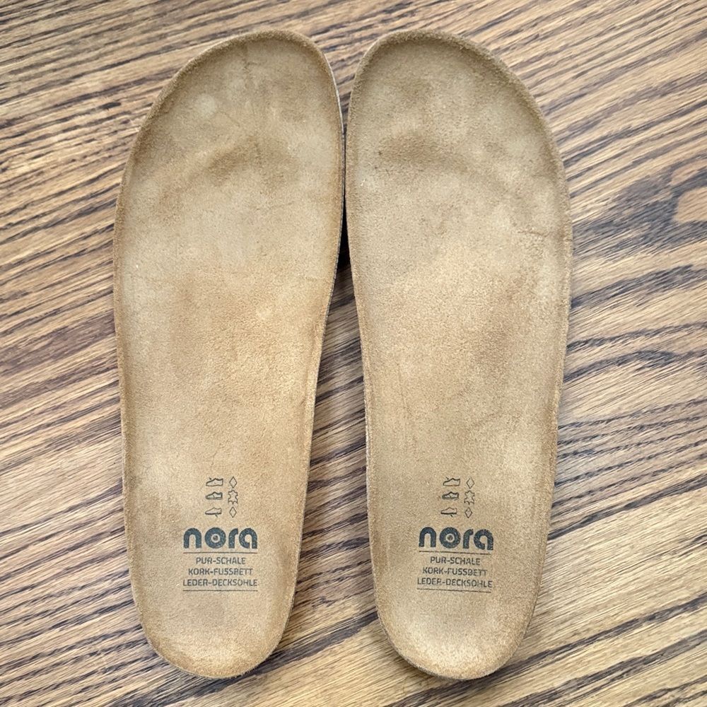 Nora Tan cork Shoe Insoles.  Size 11.  198/44